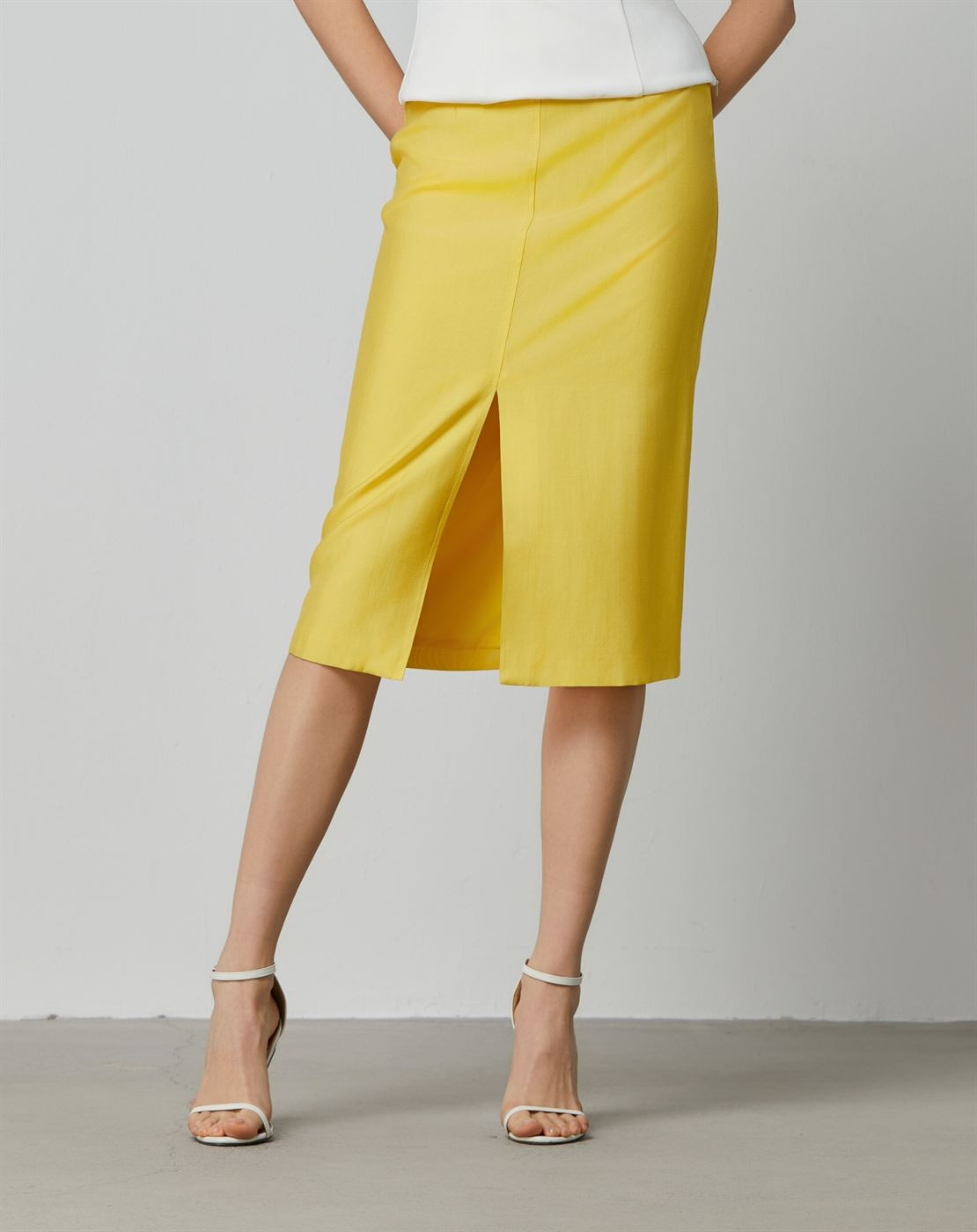 Midi Pencil Skirt - Femi9 EG