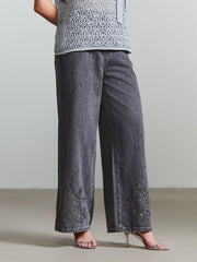 Sequin Embellishments Jeans - Femi9 EG