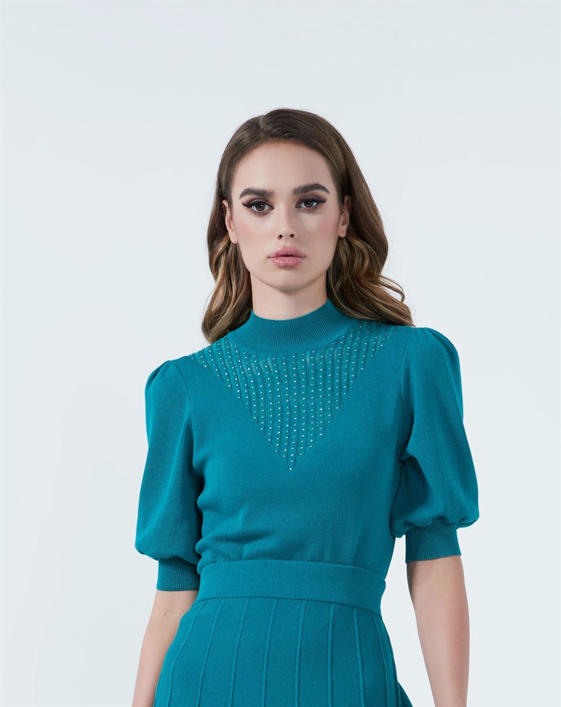 Transparant V Neck Top - Femi9 EG