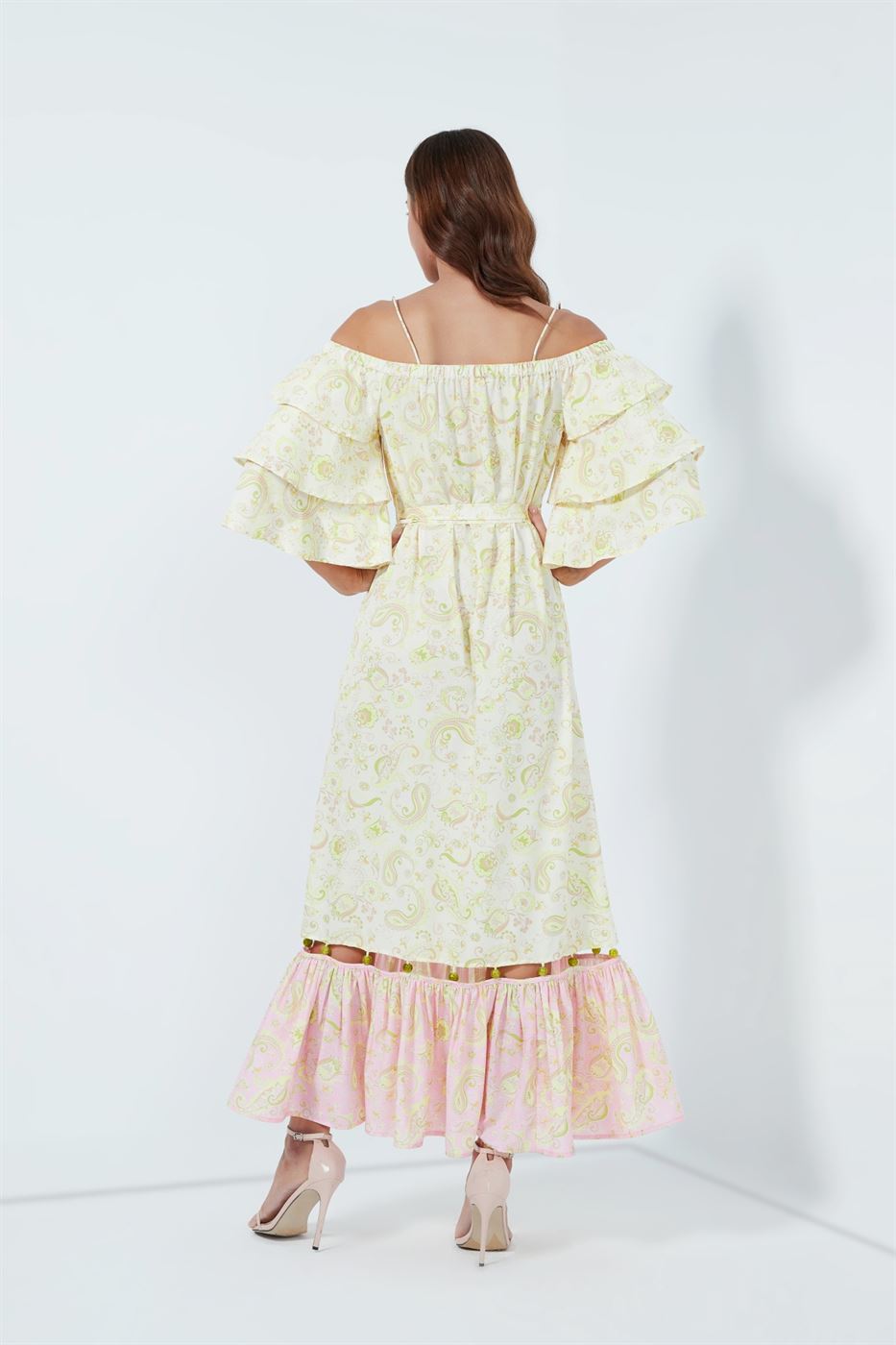 Beaded Hem Detail Dress - Femi9 EG