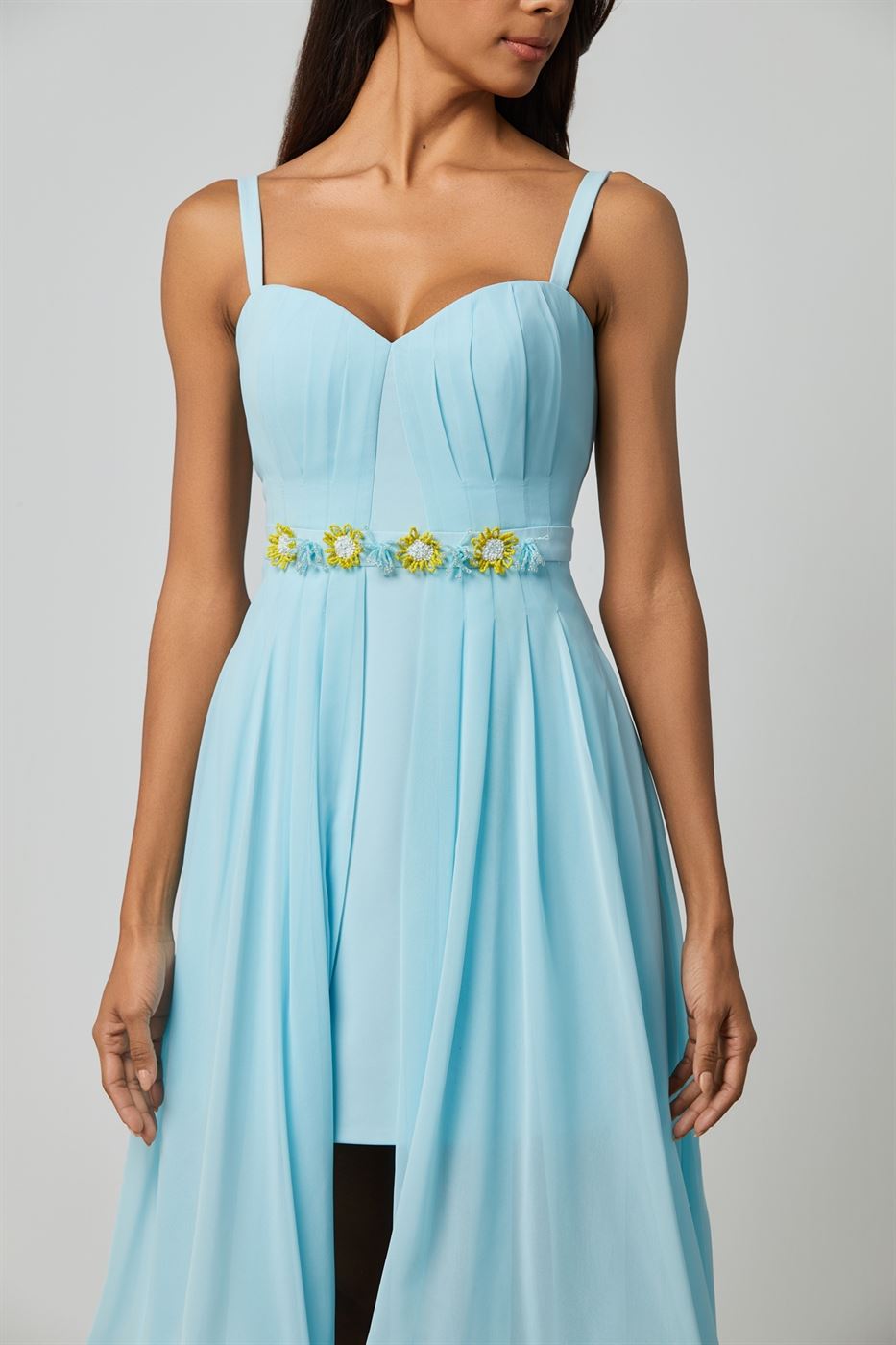 Pleated Midi  Dress - Femi9 EG
