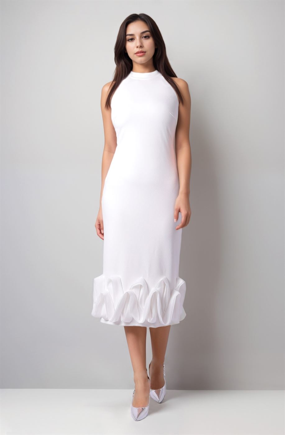 Halter Neck Dress - Femi9 EG