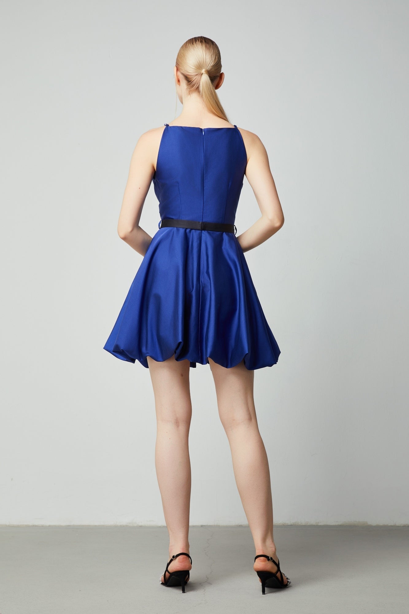 Puffed Hem Mini Dress - Femi9 EG