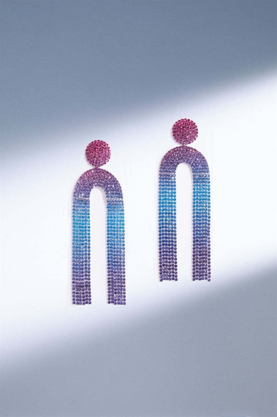 Statement Earrings With Fringe Detail - Femi9 EG