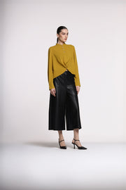 Wide Legs Pu Pants - Femi9 EG