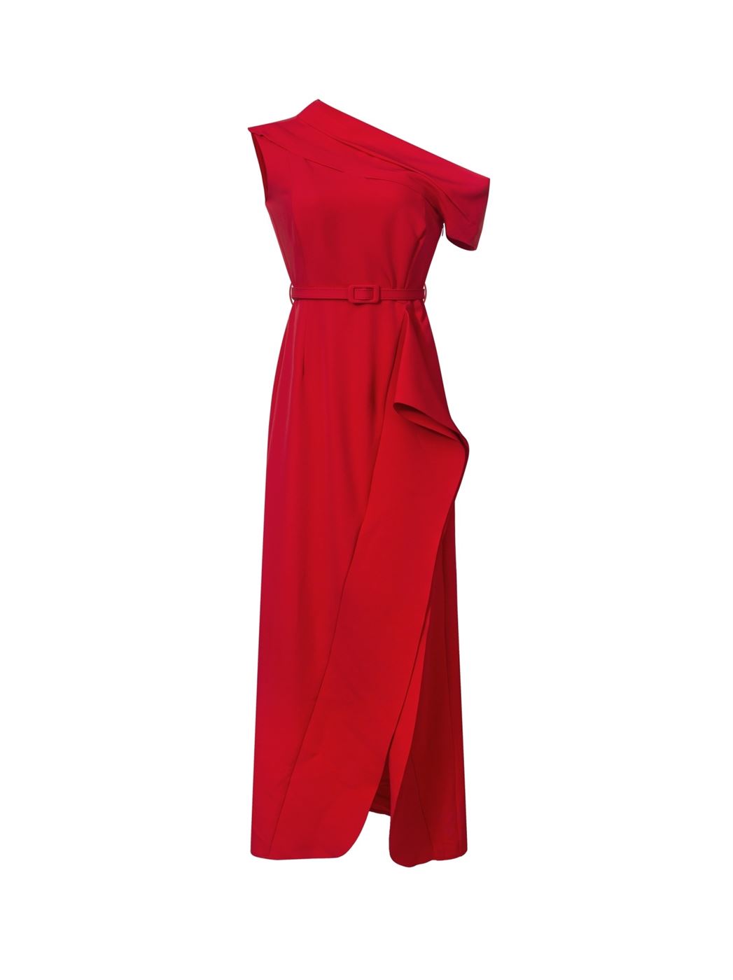Asymmetric Neckline Dress - Femi9 EG