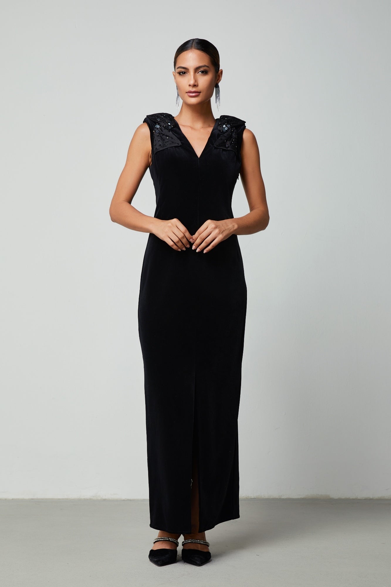 Embellished Bows Dress - Femi9 EG