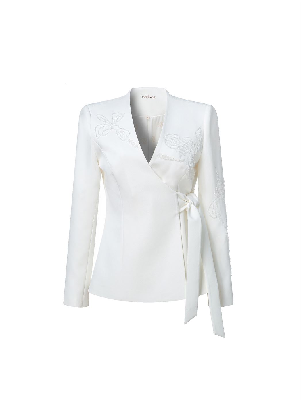 Blazer With Tie Belt - Femi9 EG