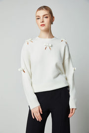 Bow Details Pullover - Femi9 EG