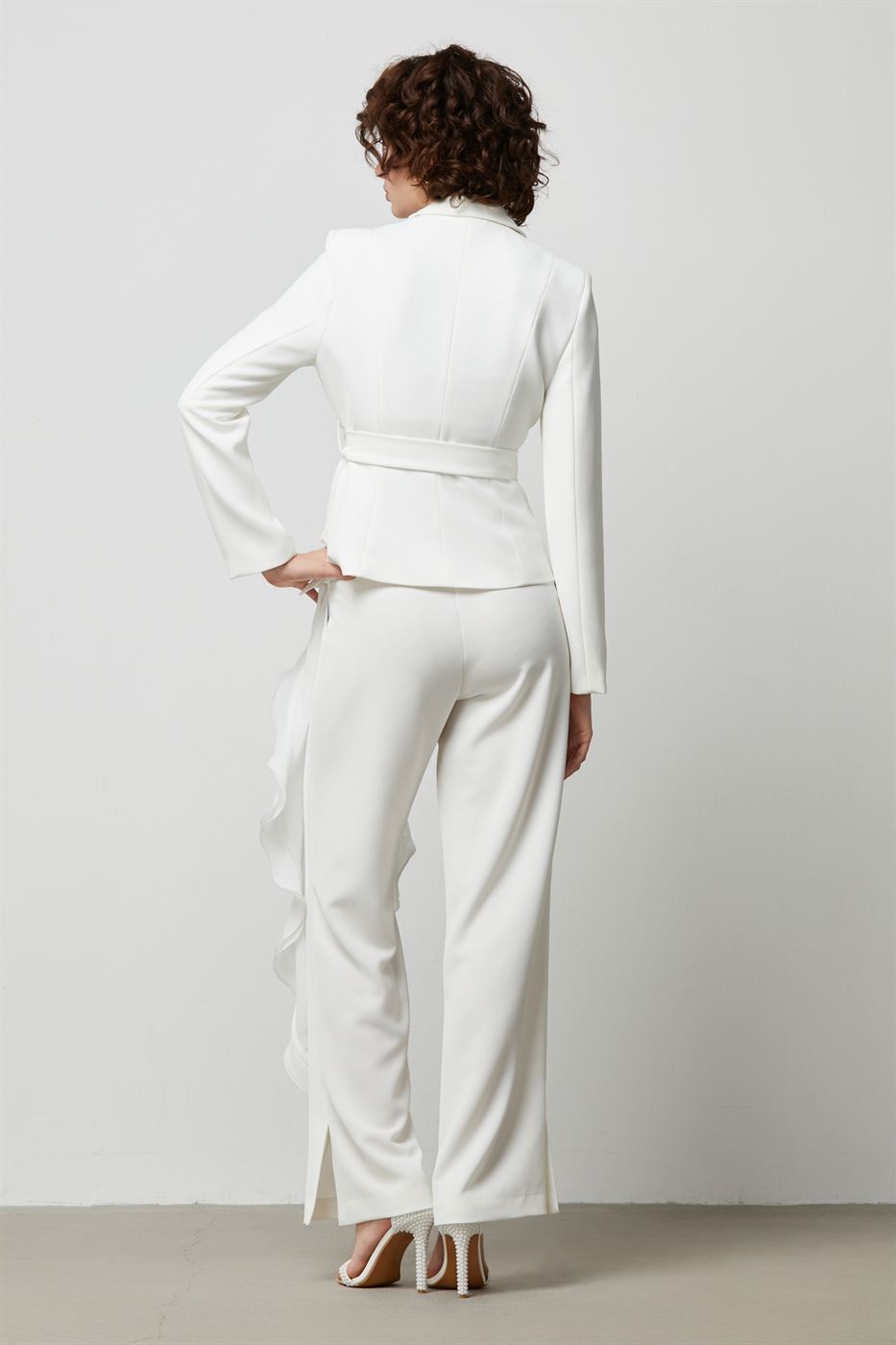 High Waist Slit Pants - Femi9 EG