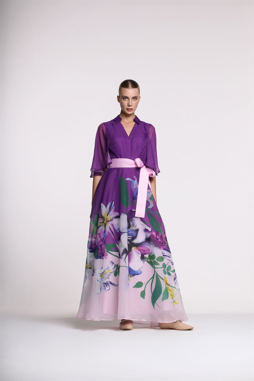 Placement Printed Dress - Femi9 EG