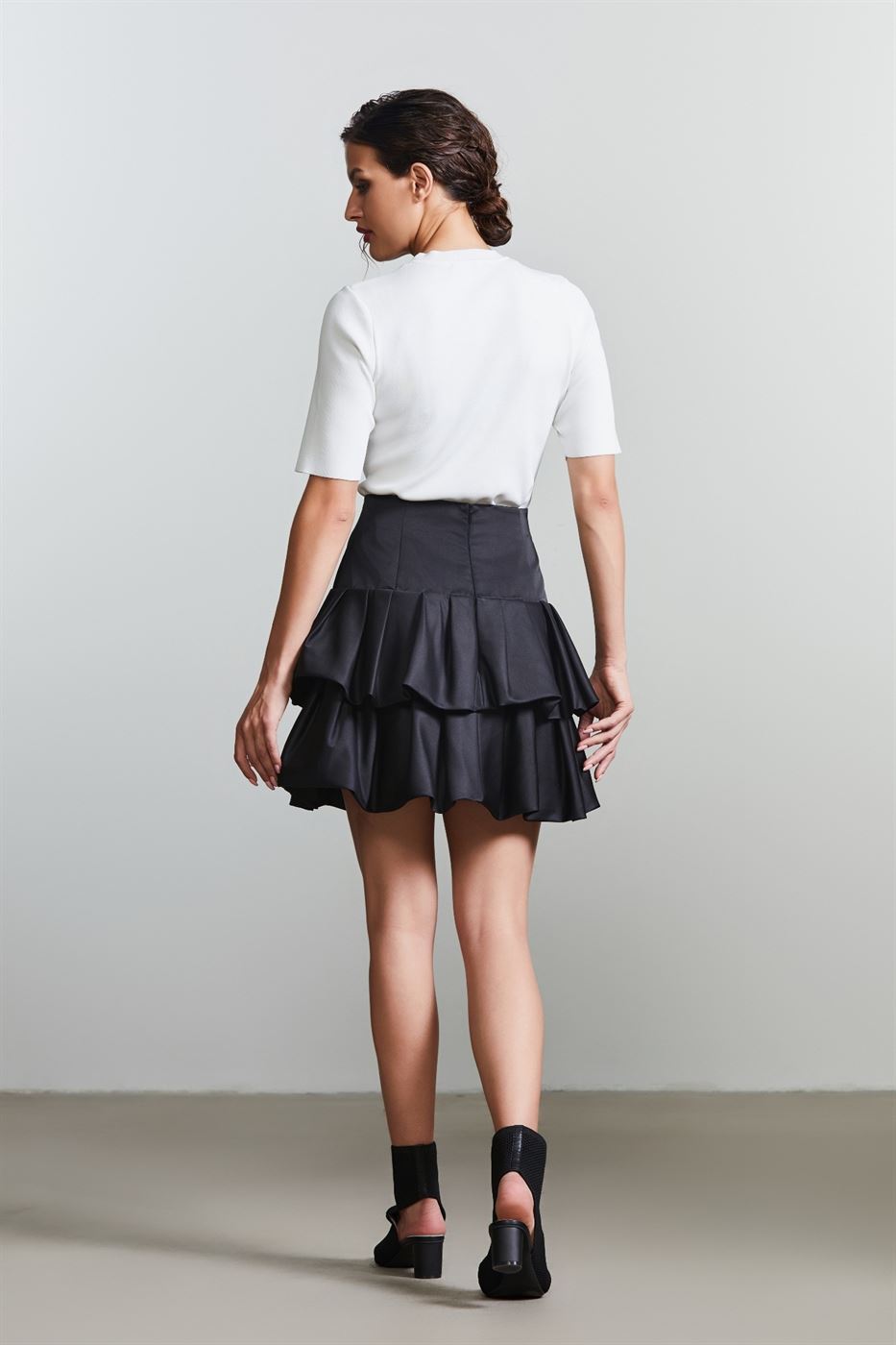 Ruffle Mini Skirt - Femi9 EG