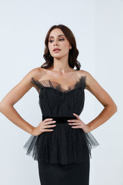 Metallic Pleat Top - Femi9 EG