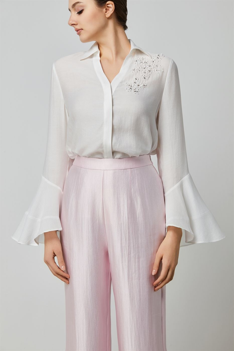 Flared Sleeves Shirt - Femi9 EG