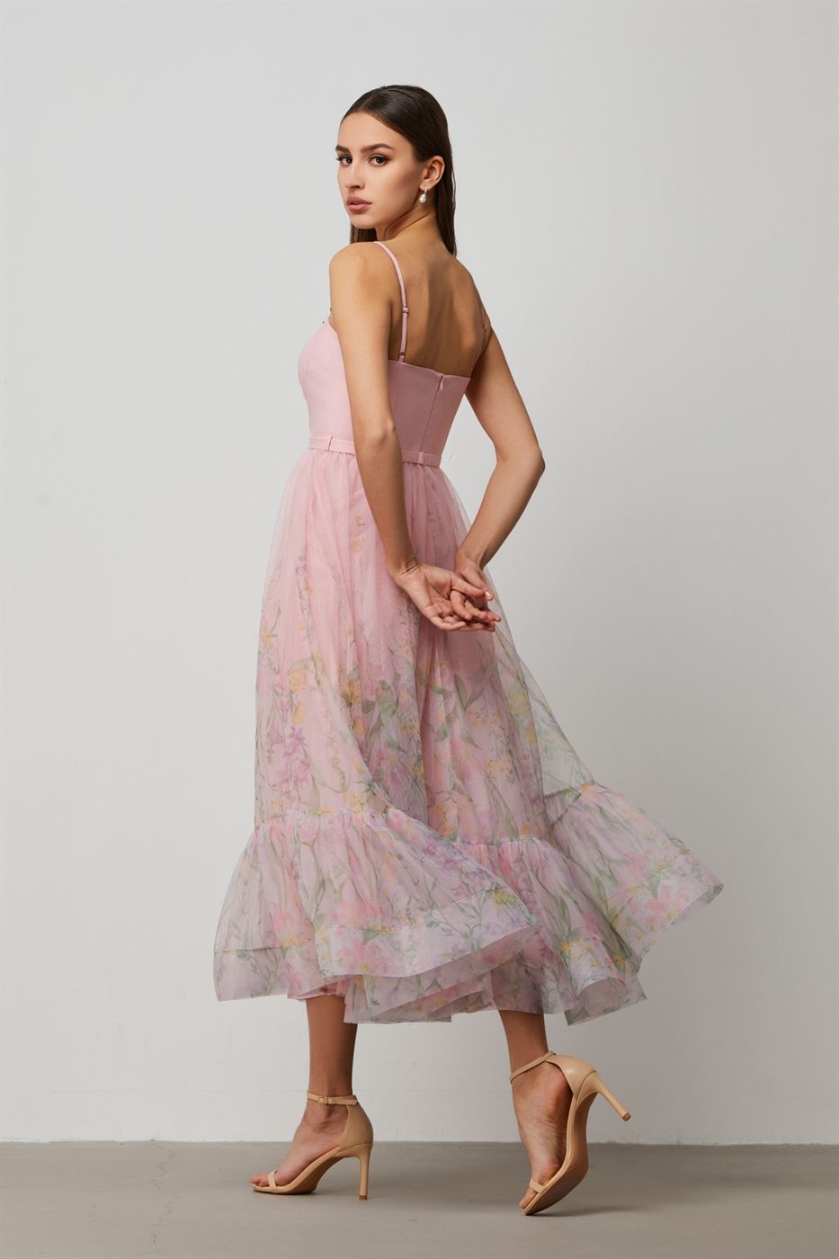Printed Corset Dress - Femi9 EG