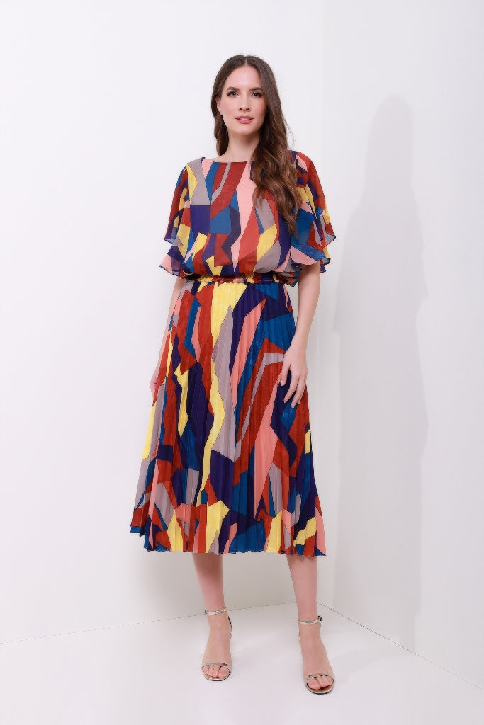 Midi Color Block Skirt - Femi9 EG