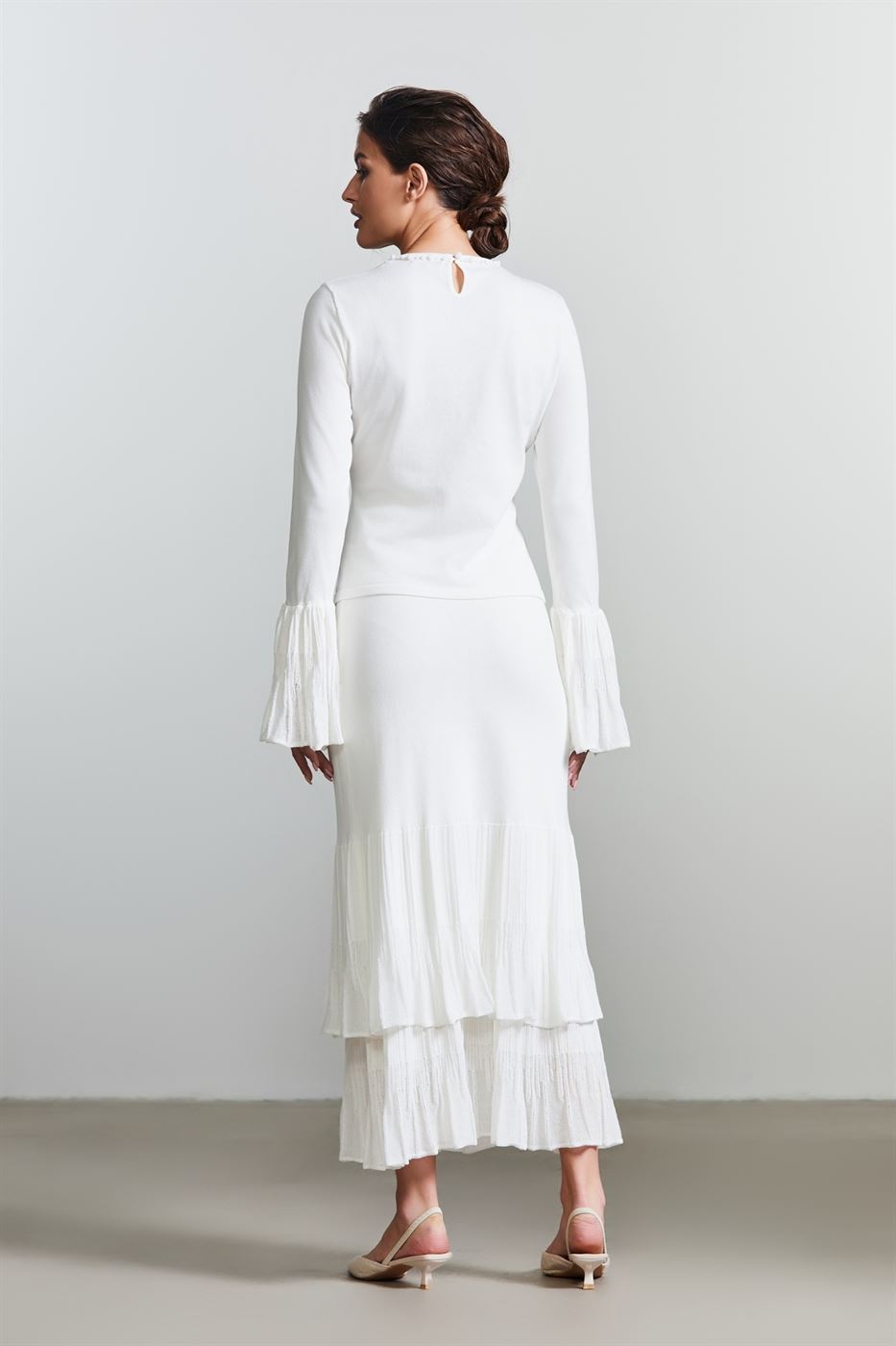 Ruffle Detail Skirt - Femi9 EG