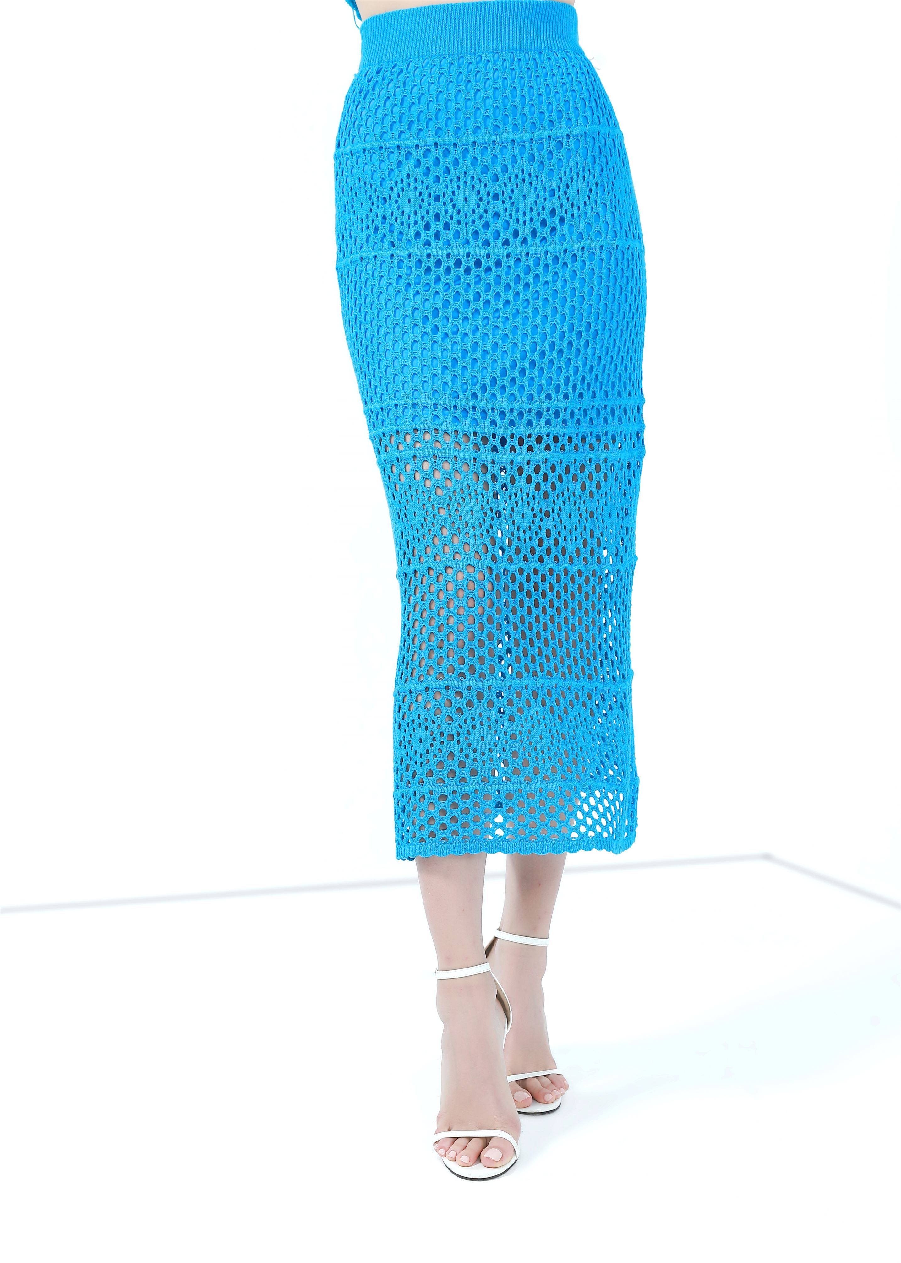 Knitted Midi Skirt - Femi9 EG