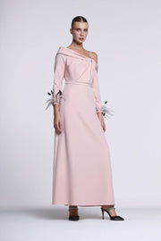 Asymmestric Shoulder Dress - Femi9 EG
