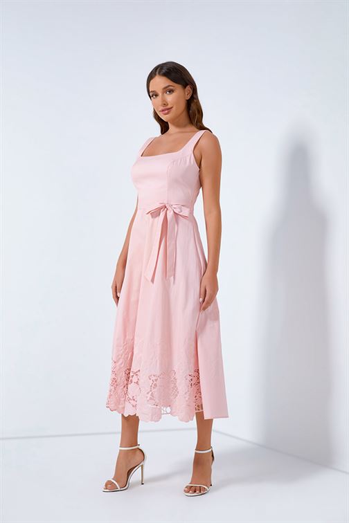 Cotton Embroidery Dress - Femi9 EG