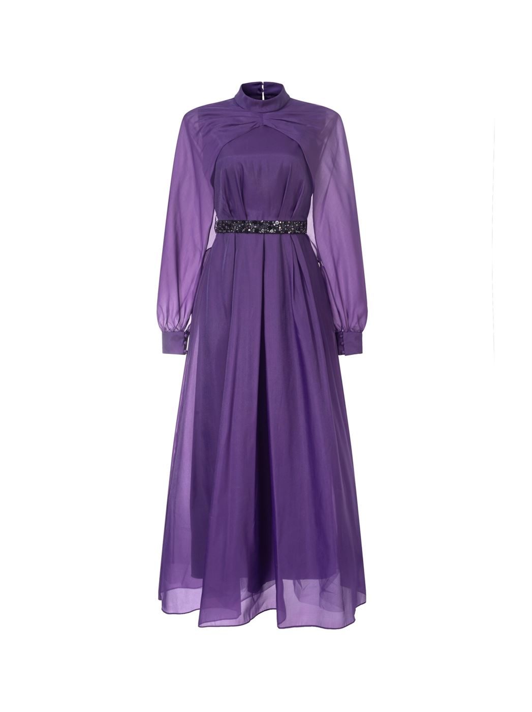 Long Sleeves Cape Dress - Femi9 EG