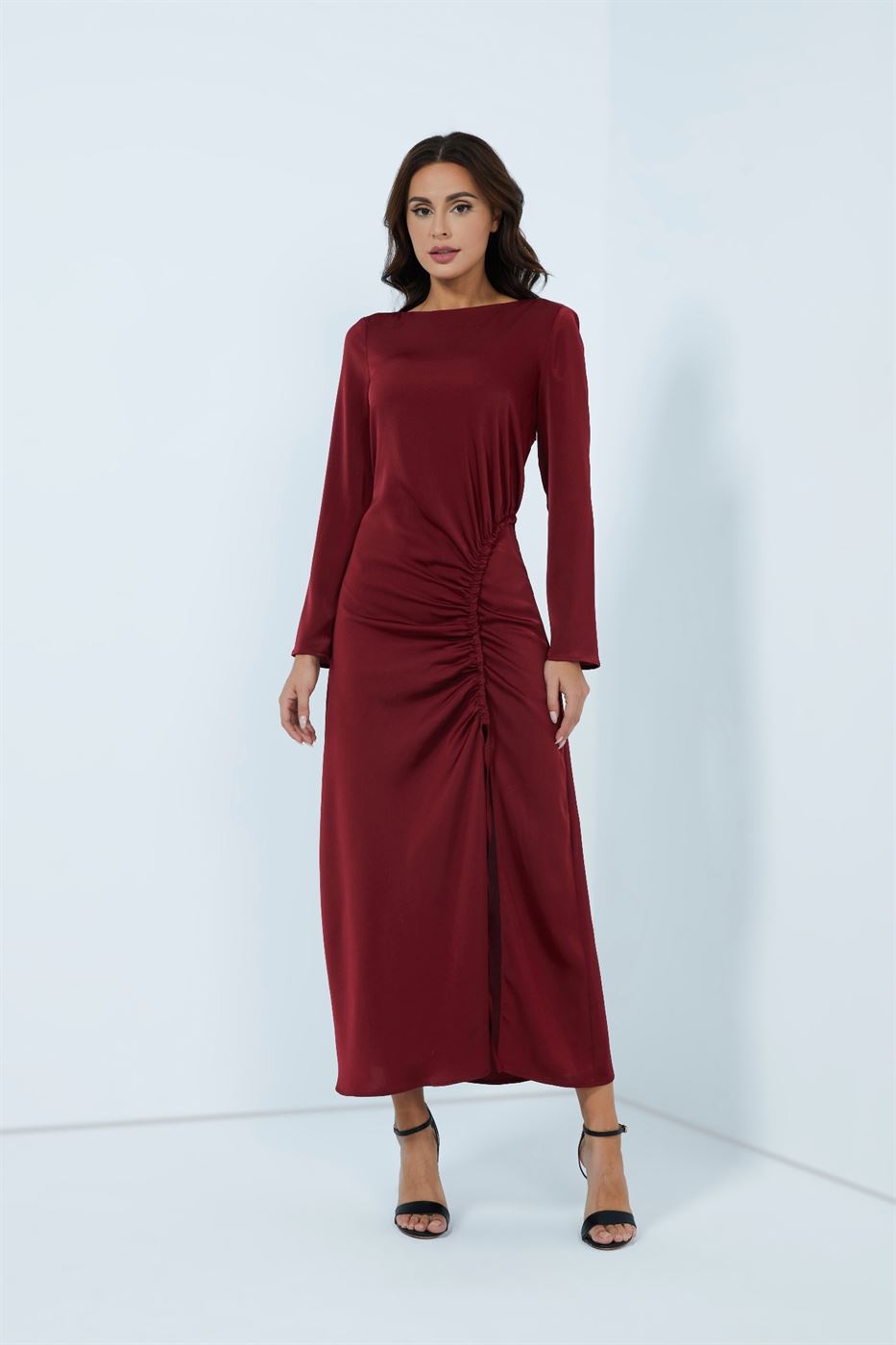 Drawstring Detail Dress - Femi9 EG