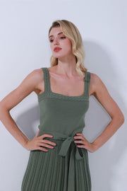 Cable-Knit Cropped Top - Femi9 EG