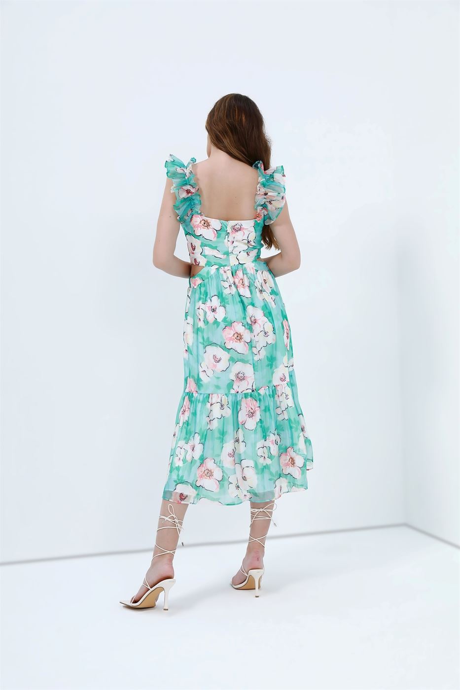 Sleeveless Printed Dress - Femi9 EG
