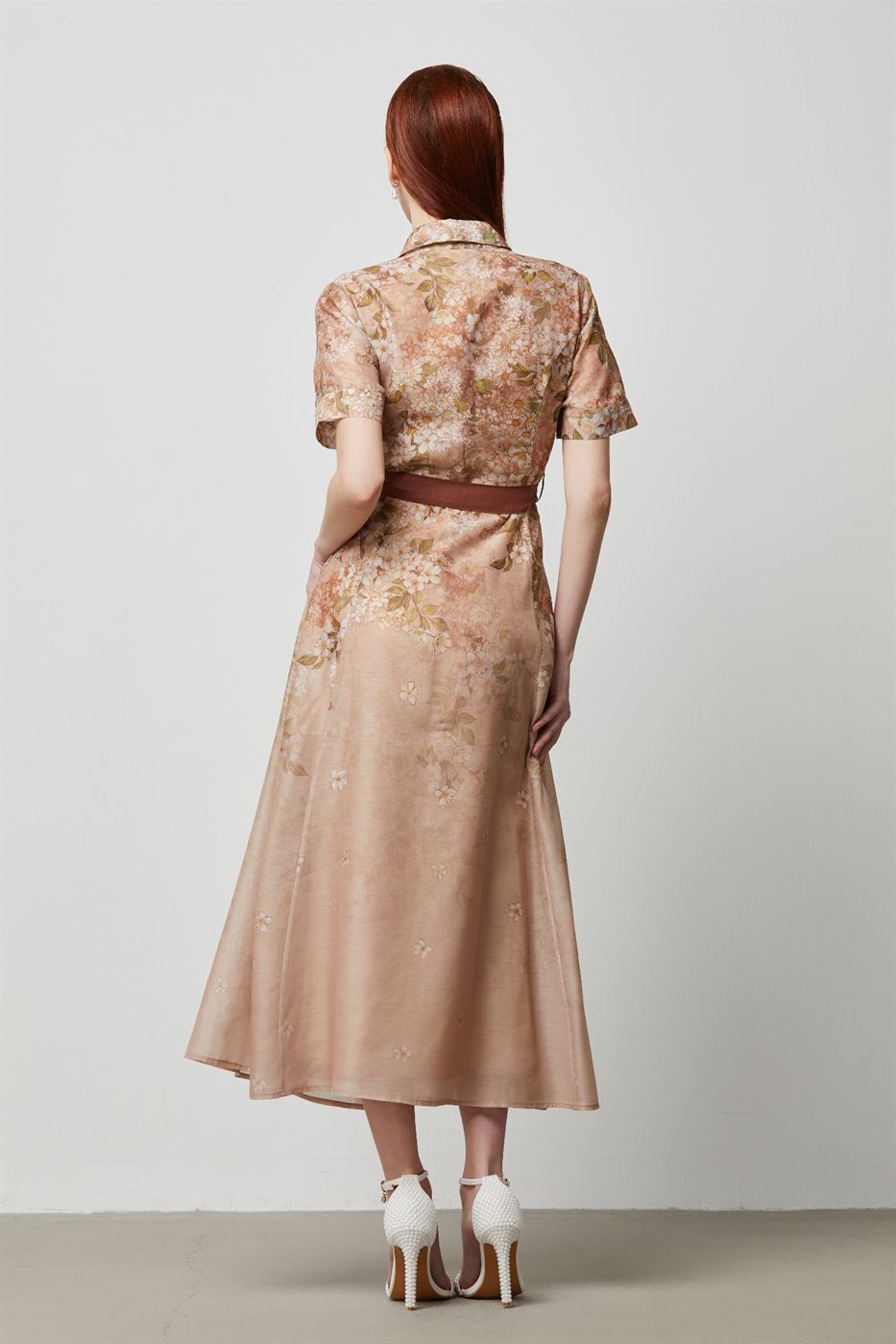 Printed Shirt Dress - Femi9 EG