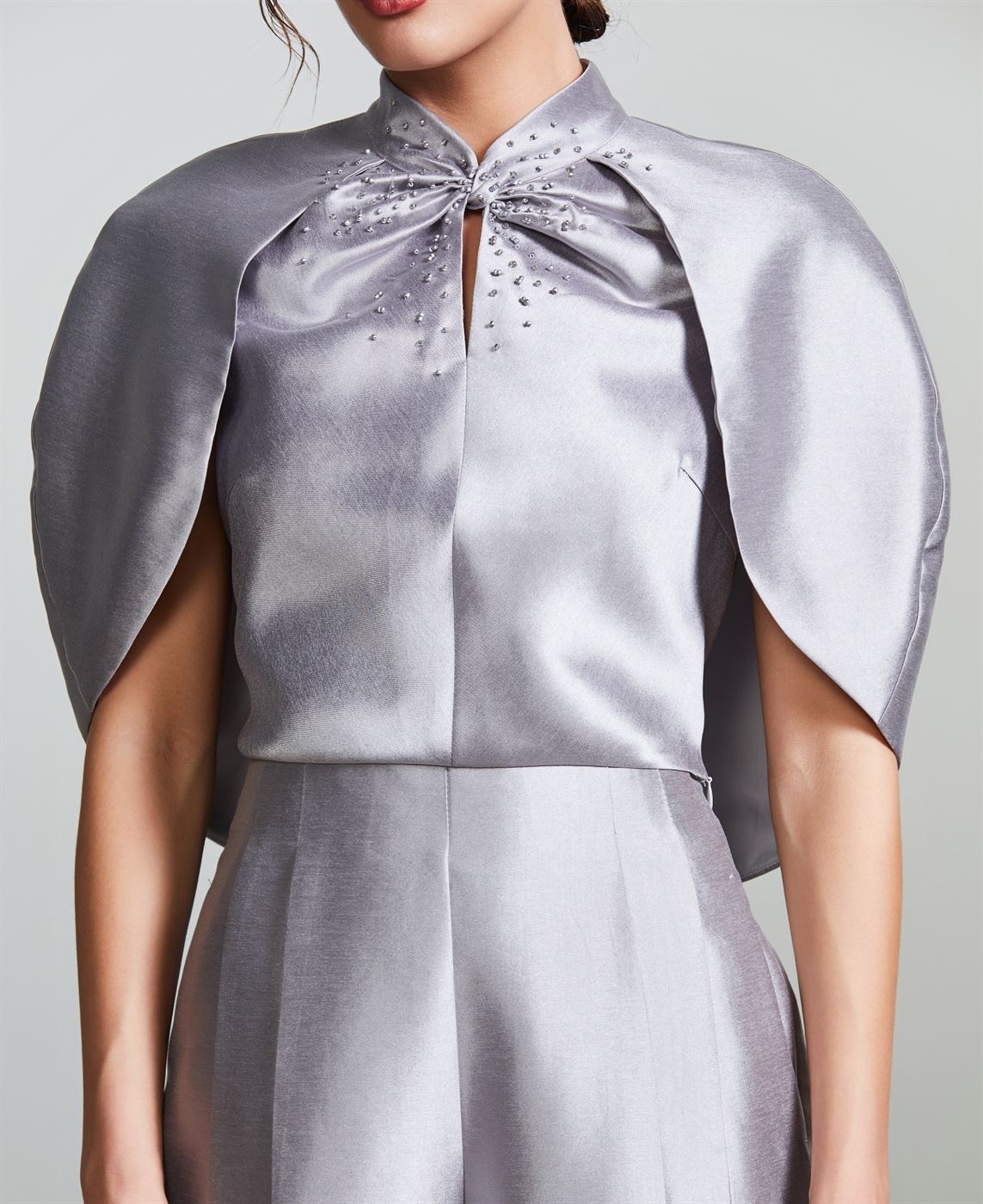Embellished Cape Top - Femi9 EG