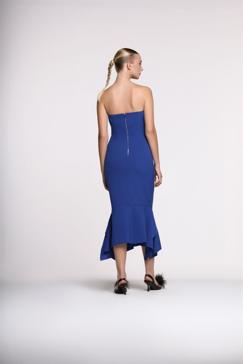 Strapless Midi Dress - Femi9 EG
