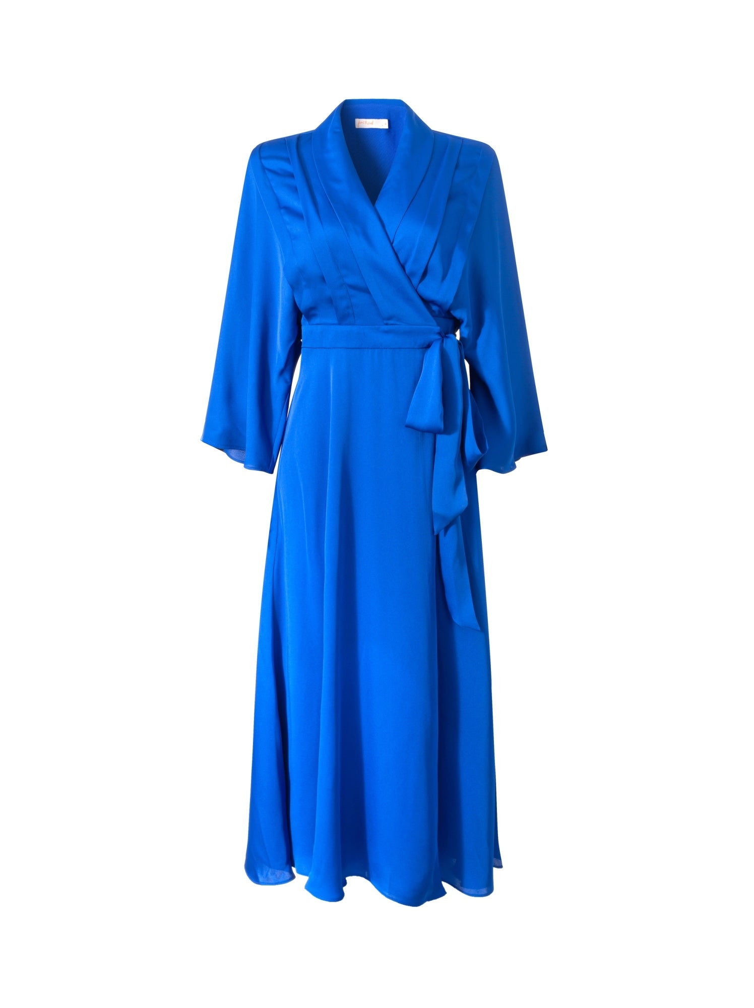 Bat Sleeve Satin Dress - Femi9 EG