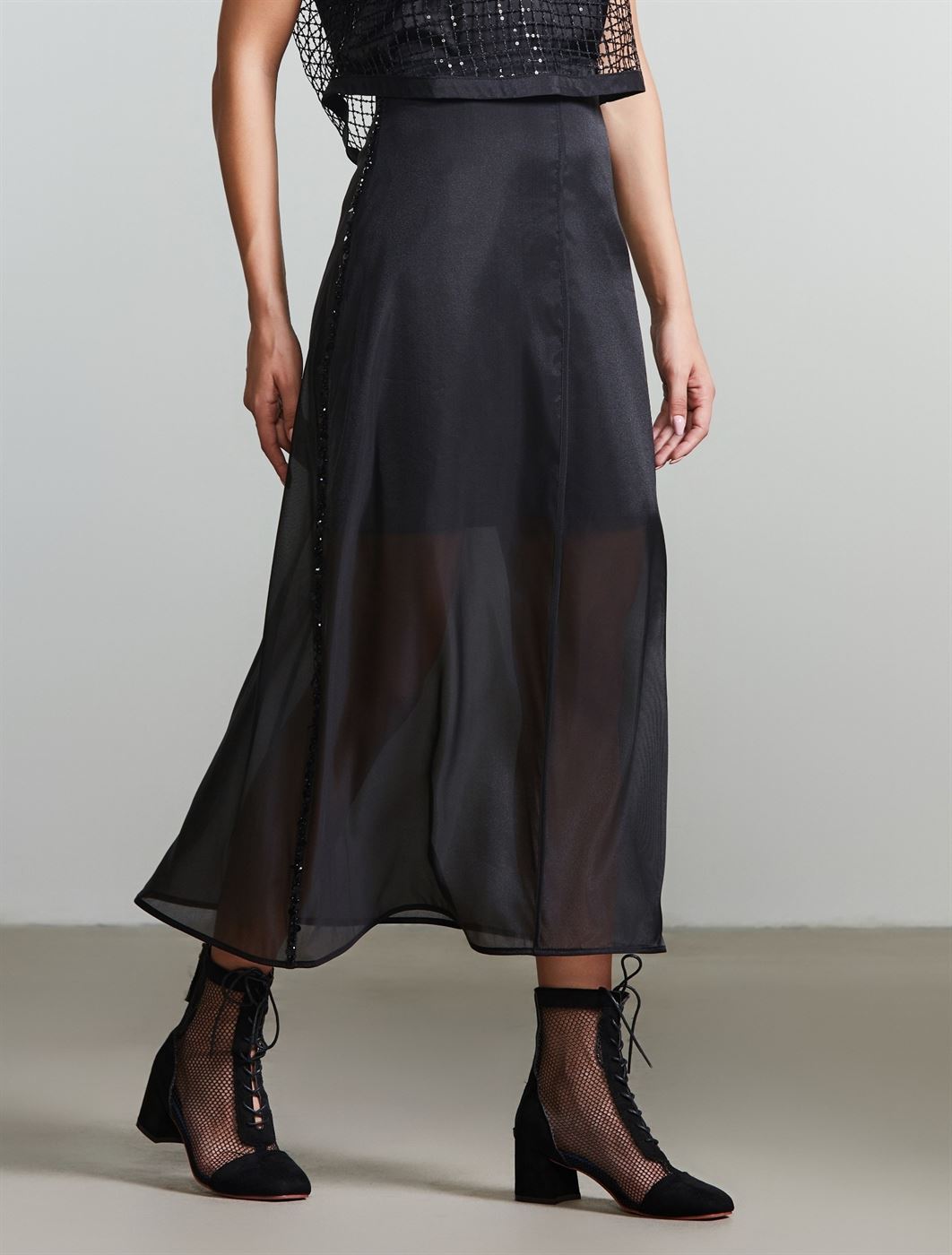Sheered Organza Skirt - Femi9 EG