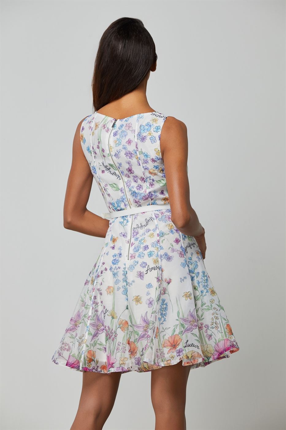 Organza Floral Dress - Femi9 EG