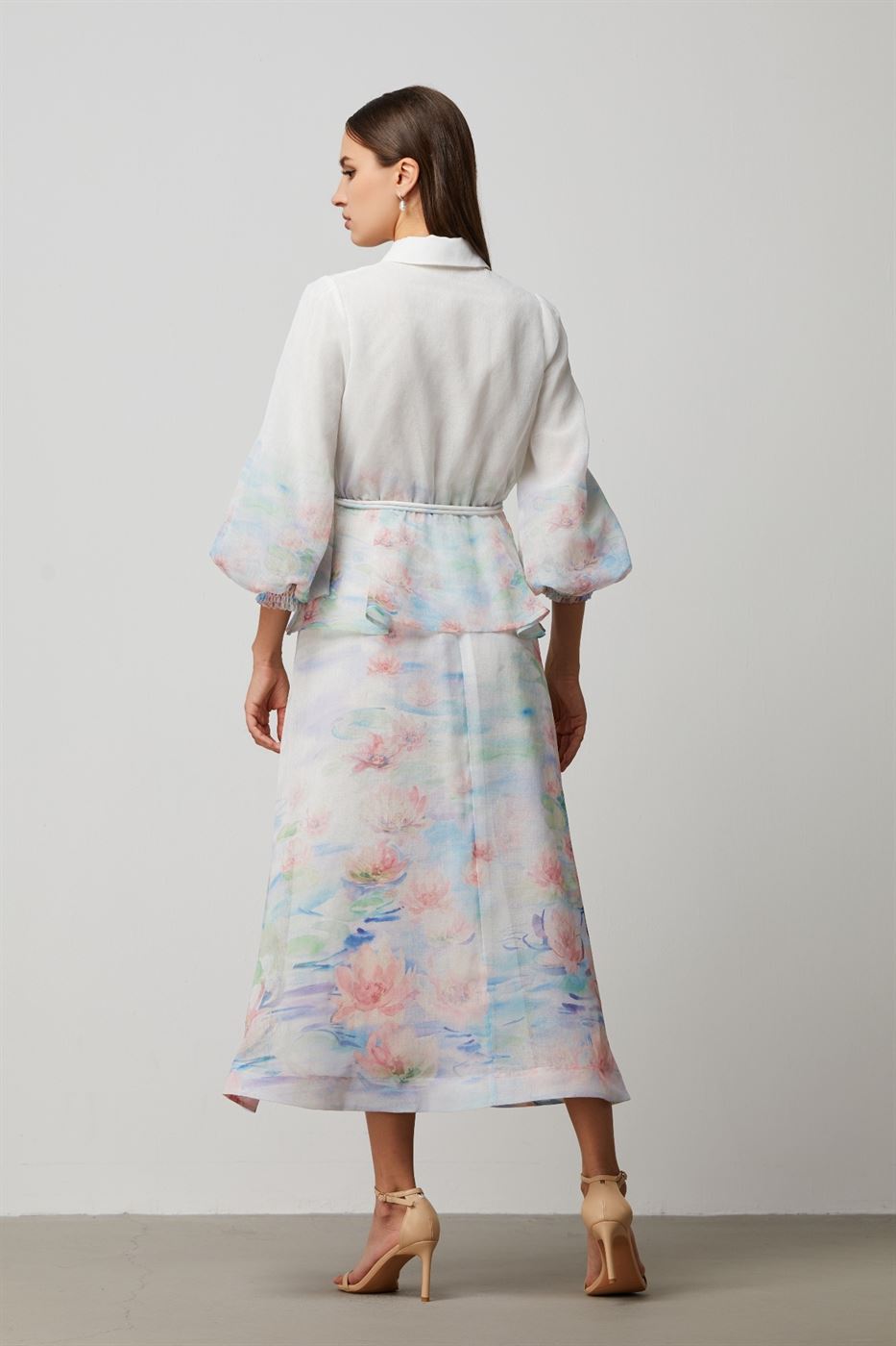Balloon Sleeves Dress - Femi9 EG