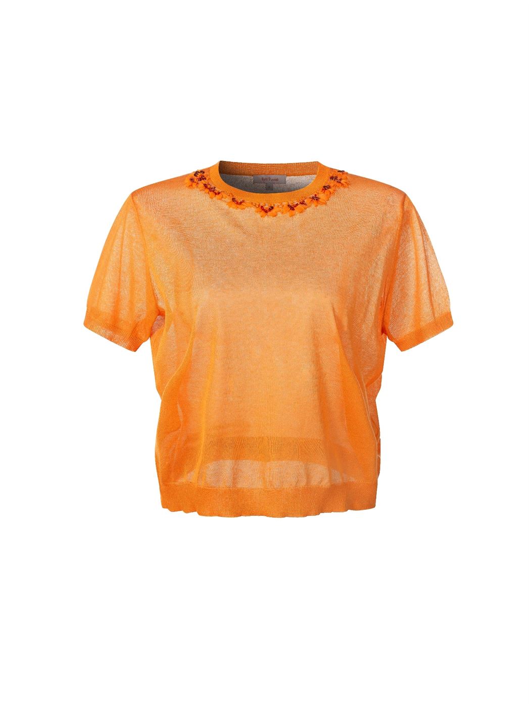 Embellished Sheer Pullover - Femi9 EG