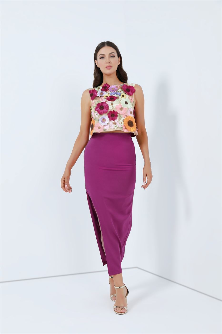 Colorful Lace Top - Femi9 EG