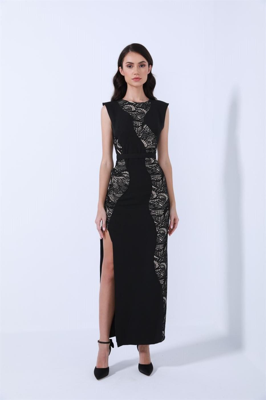 Slim Fit Belted Dress - Femi9 EG
