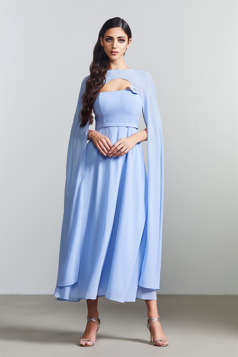 Chiffon Midi Dress - Femi9 EG