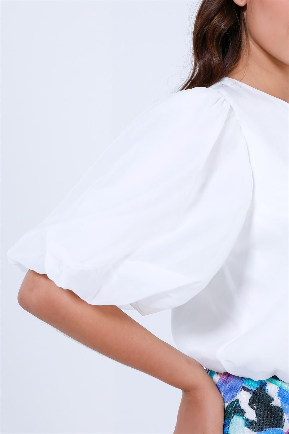 Feather Detail Top - Femi9 EG