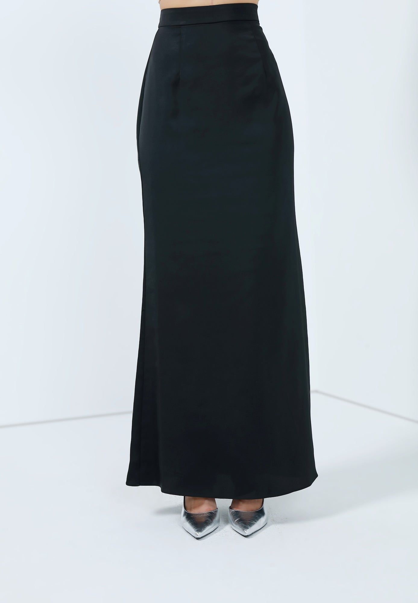 High Waist Satin Skirt - Femi9 EG