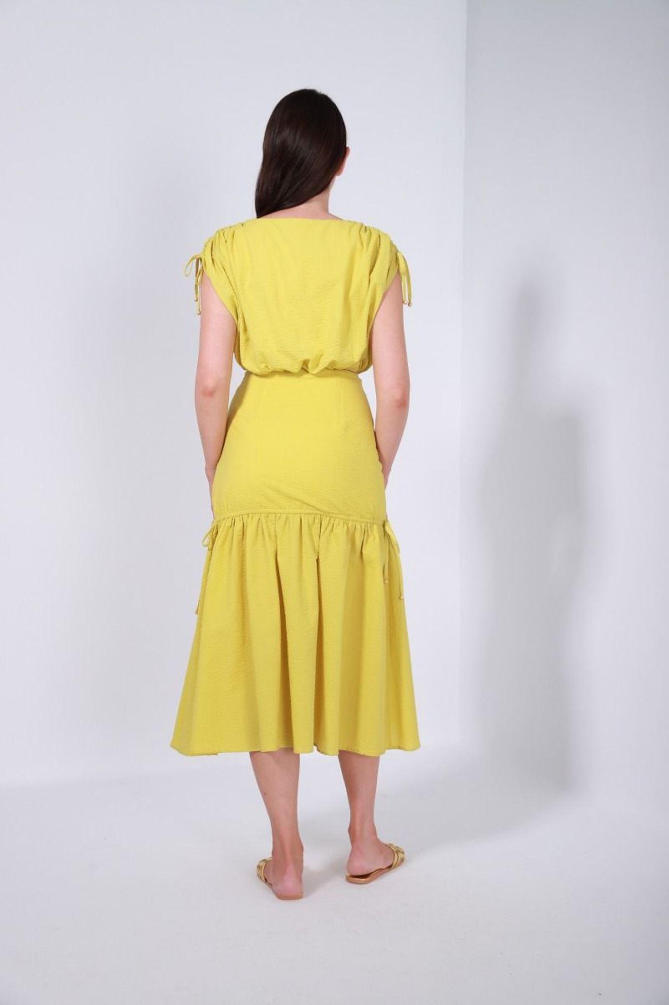 Ruffled Midi Skirt - Femi9 EG