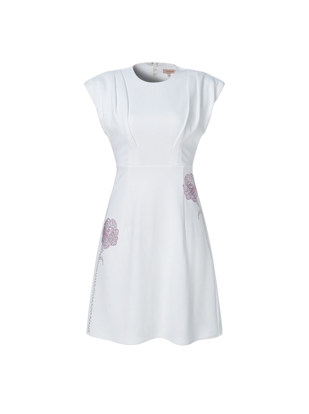 Structured Shoulder Mini Dress - Femi9 EG
