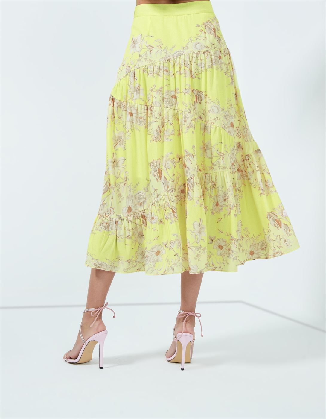 Placement Printed Skirt - Femi9 EG