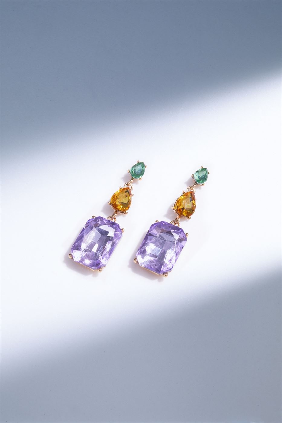 Multi Color Drop Earrings - Femi9 EG