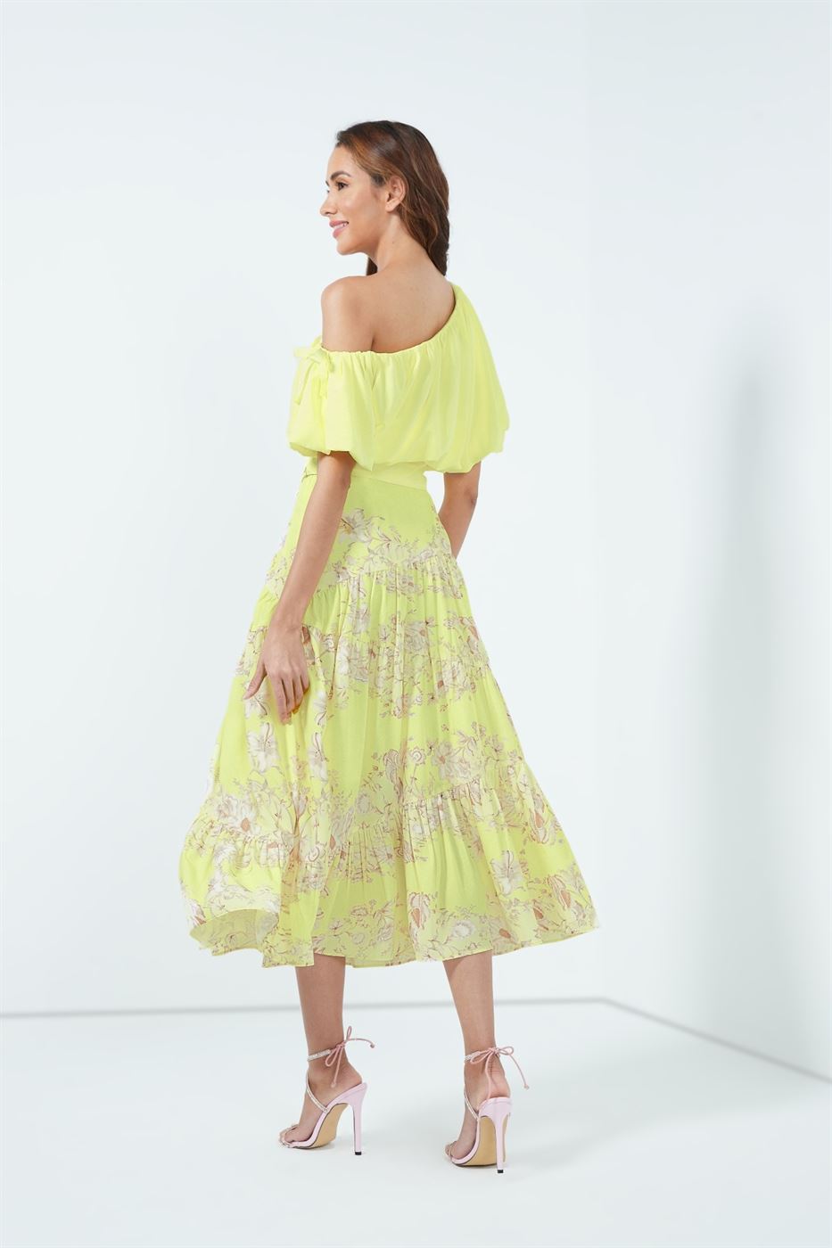 Placement Printed Skirt - Femi9 EG
