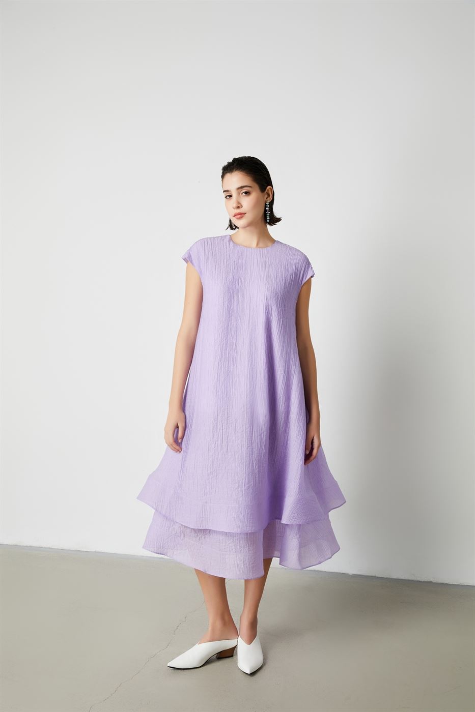 Cap Sleeve Dress - Femi9 EG