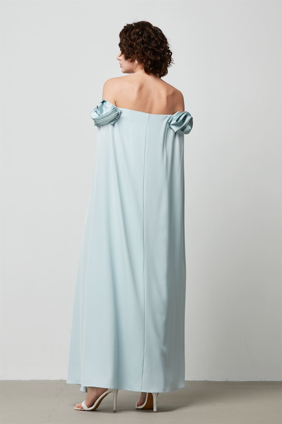 Statement Floral Shoulders Dress - Femi9 EG