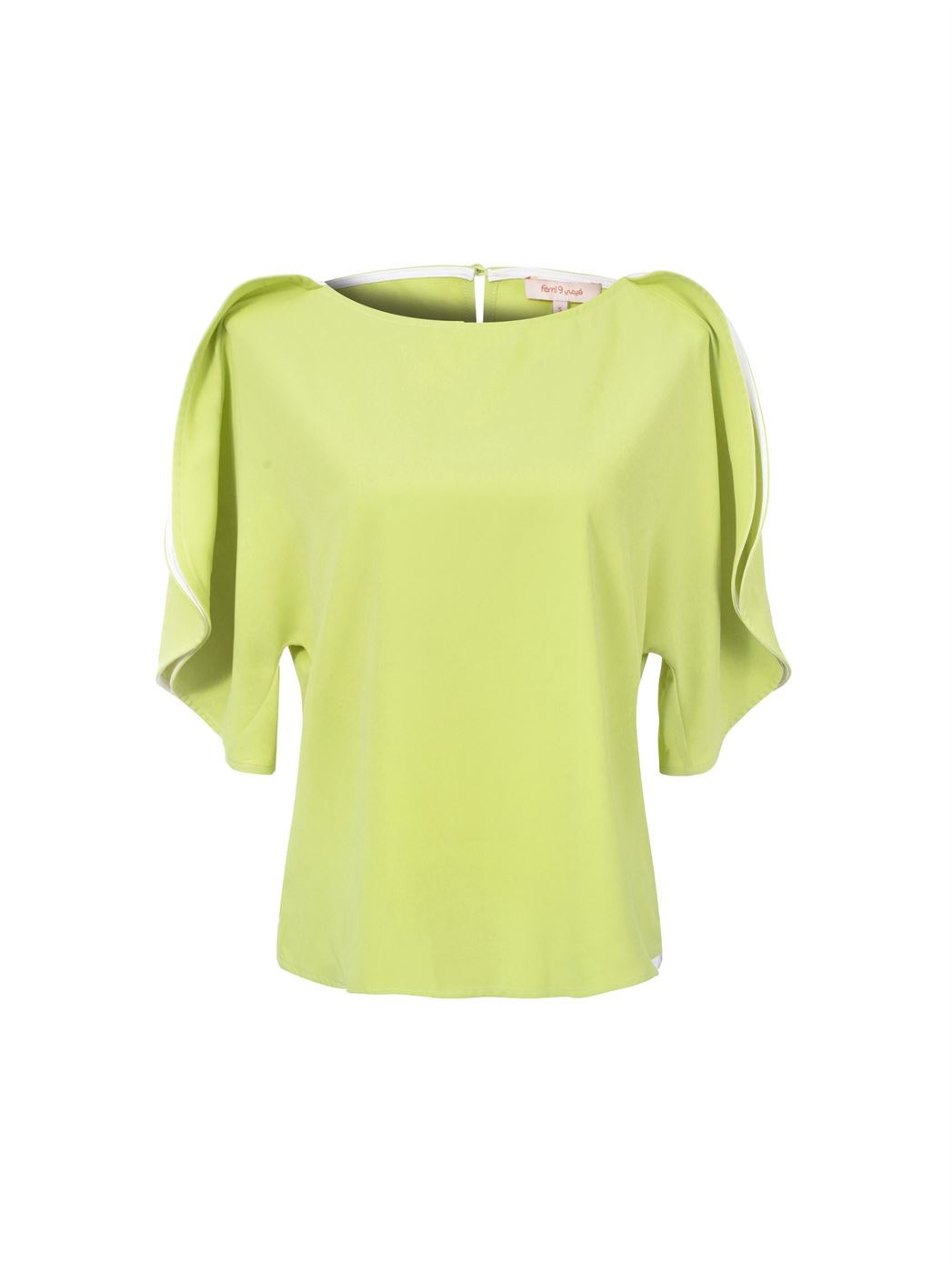Ruffled Short Sleeves Blouse - Femi9 EG