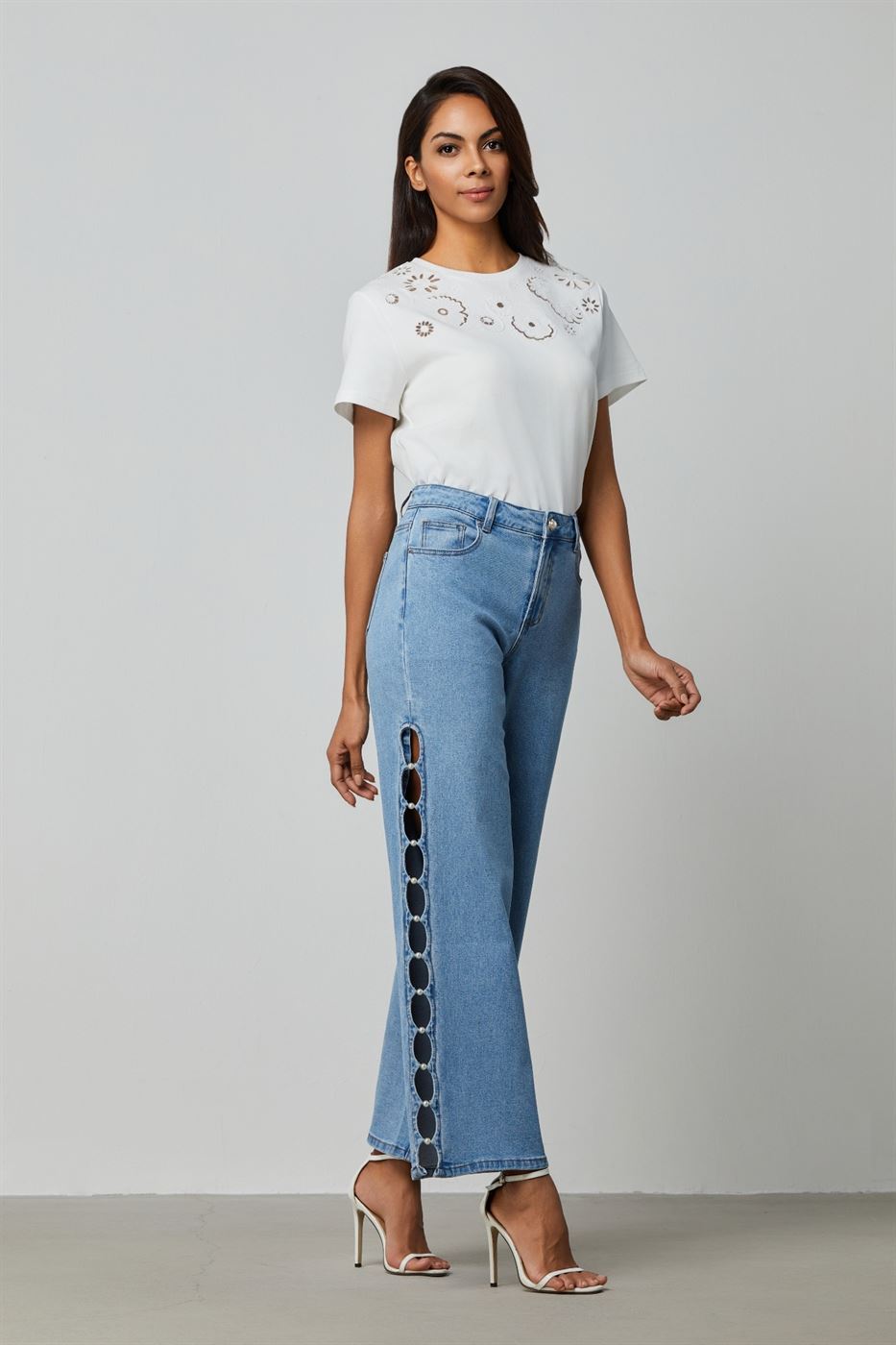 High Waist Straight Leg Pants - Femi9 EG